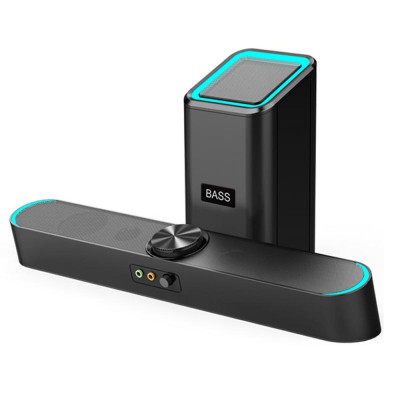 Loa máy tính để bàn SADA D-238 Siêu trầm âm thanh nổi 4D dây 3,5mm USB hỗ trợ 30HZ-15KHZ