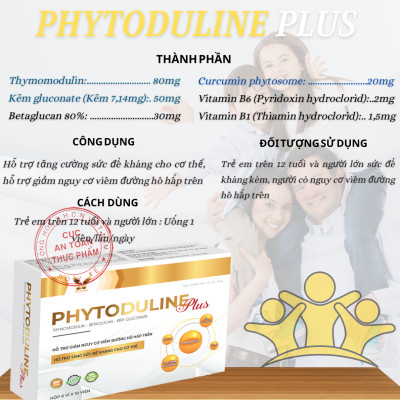 Thực phẩm bảo vệ sức khỏe Viên Tăng Đề Kháng Phytoduline Hộp 3 vỉ x 10 viên