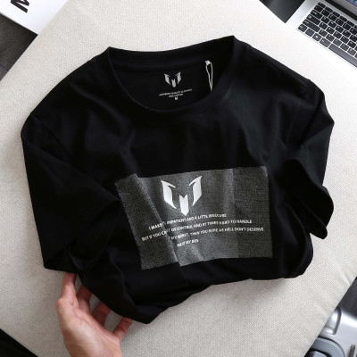 ÁO THUN THỜI TRANG NAM FORM RỘNG CỔ TRÒN IN CHỮ, CHẤT THUN COTTON SINGLE THOÁNG MÁT - LZ FASHION - LZPS146
