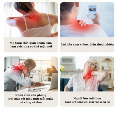 Máy massge nhức mỏi vai gáy đa năng kèm Bao cao su power men