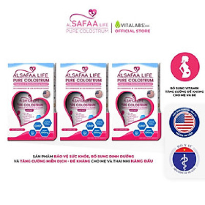 Combo 03 hộp Sữa non Al SAFAA Life