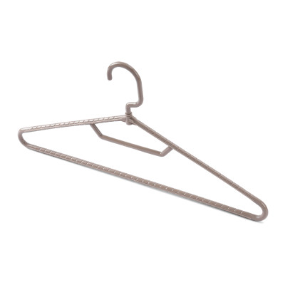 Móc nhựa treo quần áo màu be (Bộ 3 cái) 