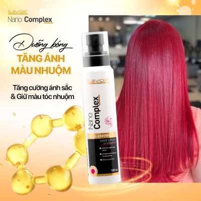  Dưỡng Bóng Tăng Ánh Màu Nhuộm Lavox 180ml