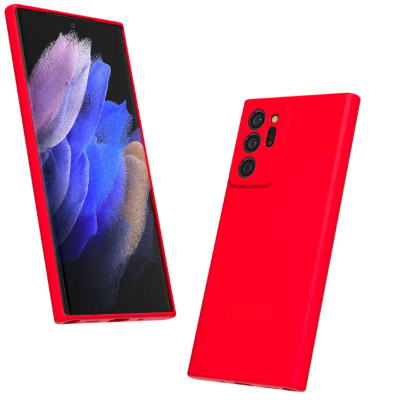 Ốp Lưng Dẻo Silicon Màu Dành Cho Samsung Galaxy Note 20 Ultra Viền Vuông Khoét Lỗ bảo Vệ Camera Tốt Nhất, Không Bám Vân Tay  - Hàng nhập khẩu