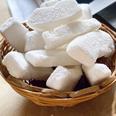 Combo 1 Dừa sáp sấy giòn 1 Sữa Chua dừa sáp sấy thăng hoa cao cấp Vicosap ít đường đồ ăn vặt healthy đặc sản Trà Vinh - Snack Food