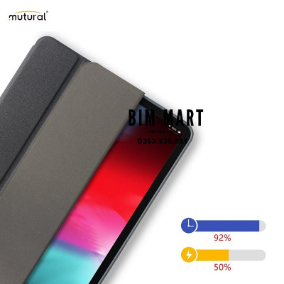 Bao da dành cho iPad 10.9 2022 (Gen 10) chính hãng Mutural chống sốc kèm khay bút - Hàng nhập khẩu