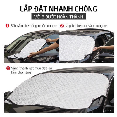 Bạt chắn nắng ô tô - Tấm chắn nắng kính lái ô tô cho xe FORD RANGER