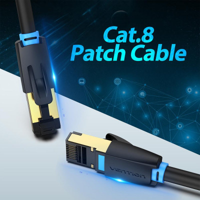 Cáp vá CAT840Gbps/Cáp mềm PVC với Áo khoác LSZH che chắn SFTP IKABI 3M