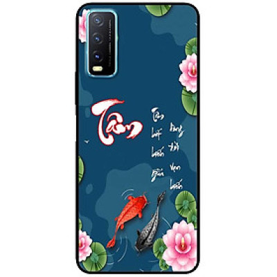 Ốp lưng cho Vivo Y12s - Y20 - Y20s - Y21 - Y21s - Y33 - Y33T - Tâm Cá KOI - Hàng Chính Hãng