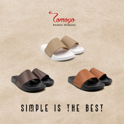 Tomoyo Dép Quai Ngang Da Microfiber Siêu Nhẹ TMD310