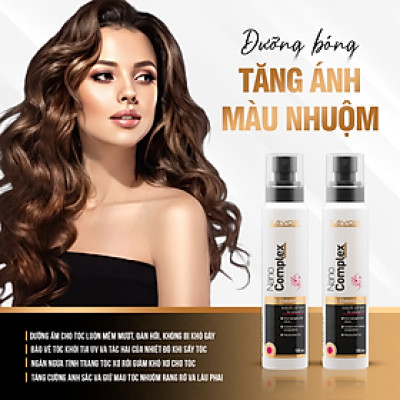  Dưỡng Bóng Tăng Ánh Màu Nhuộm Lavox 180ml