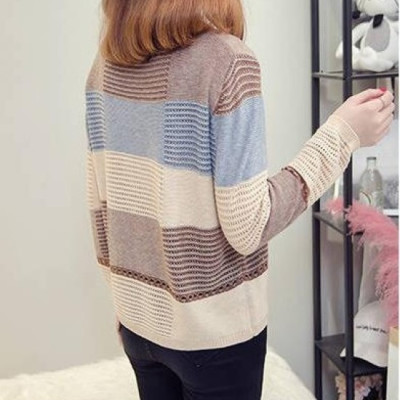 Áo len nữ kẻ caro màu Haint Boutique Al07