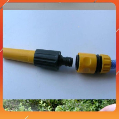Bộ dây vòi xịt nước rửa xe, tưới cây , tăng áp 3 lần, loại 7m, 10m 206622-5 cút sập,nối nhựa đ+ túi đựng bút