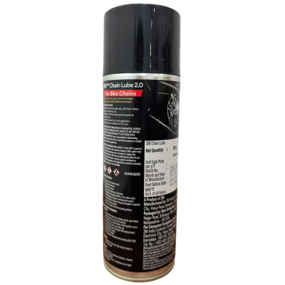 Chai xịt vệ sinh và bảo dưỡng sên xích chuyên dụng Chain Lube 2.0 3M 3M-CL20 - Bôi trơn dây sên xe máy, phủ toàn bộ sên