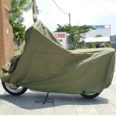 Bạt Trùm Xe Máy Vải Dù Cao Cấp - Giao màu ngẫu nhiên