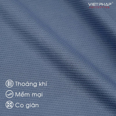 Áo Thun Nam VIỆT PHÁP Form Unisex Chất liệu Cotton co dãn thấm hút mồ hồi tốt 93301B