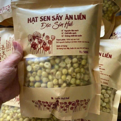 Hạt Sen Huế Sấy Giòn Thơm Ngon Bổ Dưỡng 500g