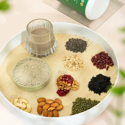 Bột Mầm Ngũ Cốc Cao Cấp Grainlife Lovifood 500g - Chống Táo Bón, Giảm Đường Huyết và Mỡ Máu, Tốt Cho Tim Mạch, Chống Lão Hóa, Đẹp Da, Cải Thiện Giấc Ngủ, Lợi Sữa Cho Mẹ Bầu và Sau Sinh - Người Tiểu Đường, Tim Mạch, Ăn Kiêng, Ăn Chay, Giảm Cân, Mẹ Bầu