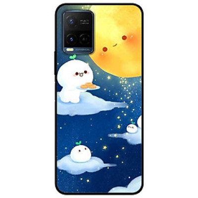 Ốp lưng dành cho Vivo Y21 - Vivo Y21s mẫu Bánh Bao Trăng Vàng