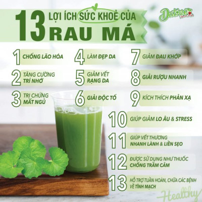 Bột rau má nguyên chất FTAKY (20 gói x 3g)