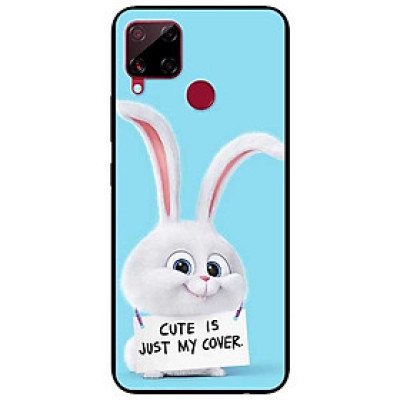 Ốp lưng dành cho Realme C15 mẫu Thỏ Đeo Bảng