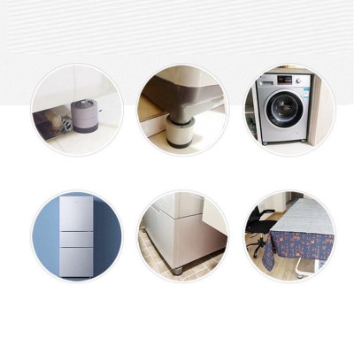 Combo 4 Chân Đế Máy Giặt, Miếng Đệm Cao Su Lót Chân Máy Giặt Chống Ồn, Chống Rung, Tiện Dụng, An Toàn - TakyHome 5960