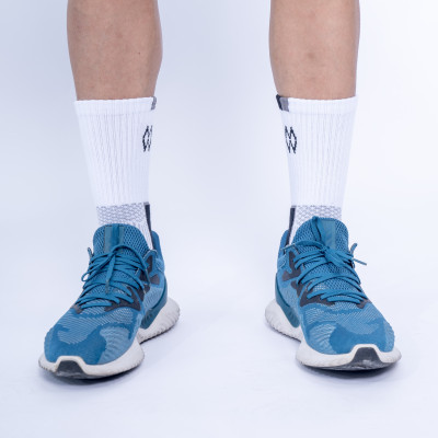 Hộp 5 đôi tất thể thao đá bóng, tennis, cầu lông, chạy bộ chống trơn trượt sợi cotton MRM Manlywear - CB5TTTCDMM
