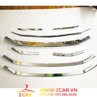 Ốp mặt ca lăng xe Toyota Innova 2017-2022 mạ crom cao cấp, sáng bóng