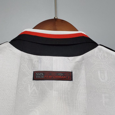 Áo Bóng Đá Retro Manchester United 1998/1999 - Sân Khách bản cao cấp vải Cotton Polyester