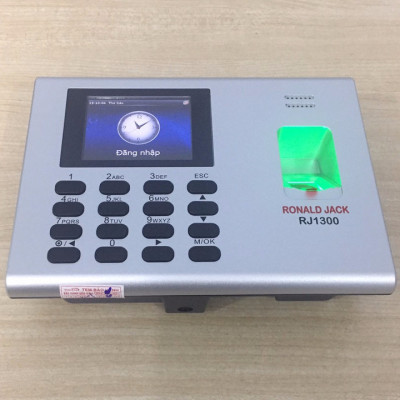 Máy chấm công 3000 vân tay/ thẻ từ Ronal Jack RJ1300 - hàng chính hãng