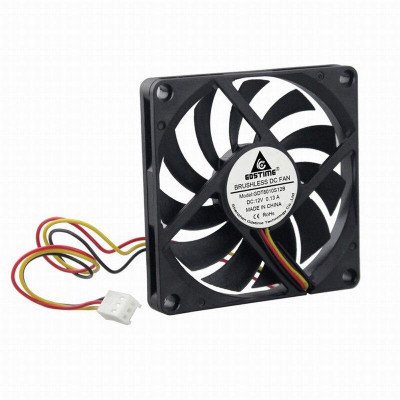 【 Ready stock 】1 Pieces Gdstime 80mmx80mmx1mm Cooling Fan 80mm x 1mm DC 11V 3Pin Three Wires For PC CPU Case Cooler 801