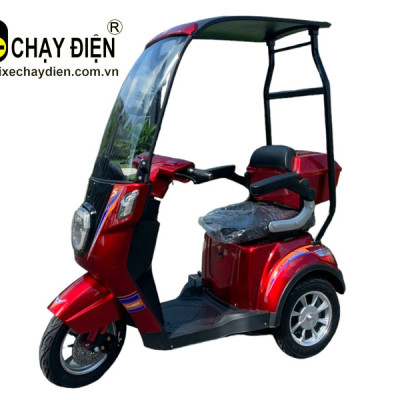 XE 3 BÁNH ĐIỆN LIXI PRO CÓ MÁI CHE