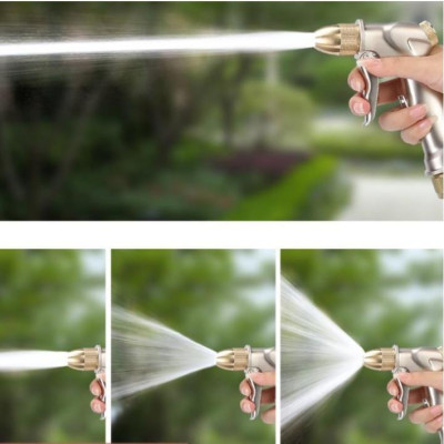  Bộ dây vòi xịt nước rửa xe, tưới cây . tăng áp 3 lần, loại 7m, 10m 206701 đầu đồng,cút đồng, + tặng đai