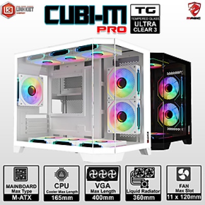 CASE MAGIC CUBI-M PRO(Full M-ATX) - Hàng chính hãng
