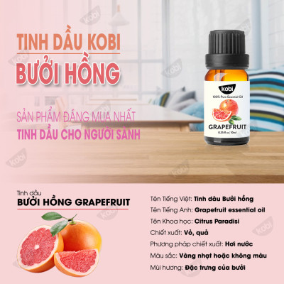 Combo 3 Tinh Dầu Kobi Nhập Khẩu Ấn Độ: Tinh Dầu Sả Chanh (30ml) + Tinh Dầu Cam Ngọt (30ml) + Tinh Dầu Vỏ Bưởi (30ml) - Tinh dầu thiên nhiên nguyên chất, dùng xông phòng, giúp đuổi muỗi, khử mùi hiệu quả