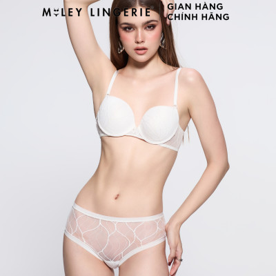 Bộ Đồ Lót Mút Mỏng Ren Zig Zac Likia 