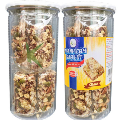 [Combo 2 Hũ] Thanh Gạo Lứt Ngũ Cốc Siêu Hạt Thơm Ngon SK FOOD - Mỗi Hũ 250g