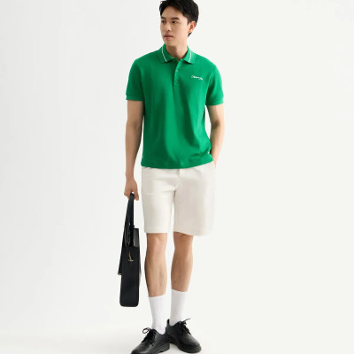 Áo polo tay ngắn nam phối cổ hình thêu Form Fitted - RT 10S25POL019 | ROUTINE CÀ MAU