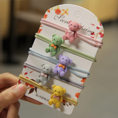 Thun(Chun) buộc tóc con gấu nhiều màu, dây thun cột tóc nữ Hàn Quốc