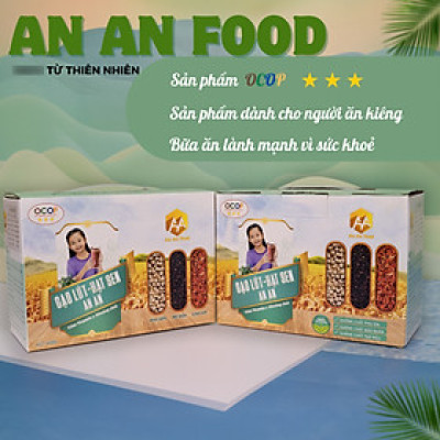 deal hời 2 hộp . Bột gạo lứt-hạt sen-mè đen . bột gạo lứt ANAN thay thế bửa ăn, chăm sóc sức khỏe ,  xương khớp , giấc ngủ