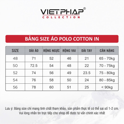 Áo Polo Nam VIỆT PHÁP Form Luxury -  Thun Cotton In , lịch lãm, sang trọng 34564