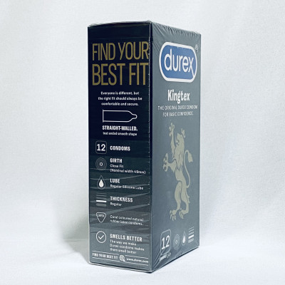 Bcs Durex Kingtex Cỡ Nhỏ 49mm - Hàng Chính Hãng - Nhập Khẩu Thái Lan - 12s