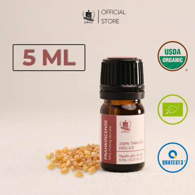 Tinh Dầu Nhũ Hương Serrata - 100% Nguyên Chất Hữu Cơ - Le Rustique - Tinh Dầu Bản Địa Ấn Độ