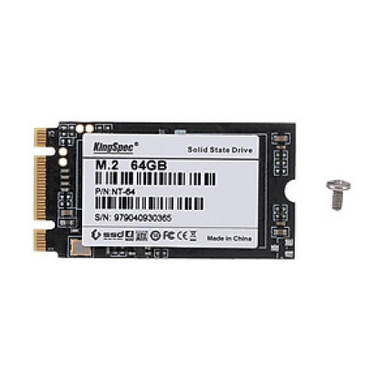 Thiết bị lưu trữ ổ cứng thể rắn cho máy tính PC Máy tính xách tay Máy tính để bàn KingSpec 64G MLC M.2 NGFF 42mm Digital Flash SSD 