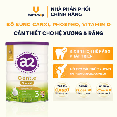 Sữa a2 Milk a2 Gentle Gold Số 3 Lon 800g