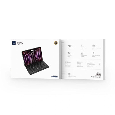Bao da nam châm kèm bàn phím Wiwu Ultra Slim Magnetic Keyboard F17 cho iPad Air 6 11inch M2 , Ipad Air 6 13inch M2 - Hàng chính hãng