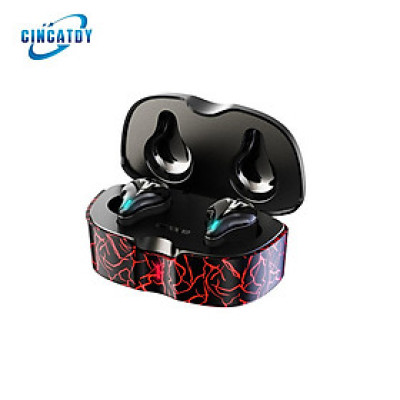 CINCATDY Tai Nghe Bluetooth V5.0 Earbuds Gaming Headphone True Wireless Headset ME-19T