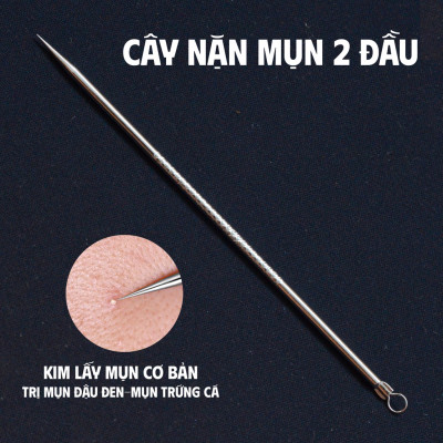 BỘ DỤNG CỤ NẶN MỤN 4 CÂY CÓ HỘP ĐỰNG - Hàng chính hãng