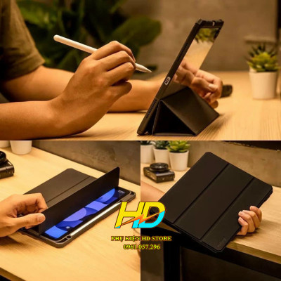 Bao Da Cao Cấp Dành Cho iPad Pro 11 inch 2021/2020/2018 (Dùng Chung) Chính Hãng Mutural Folio Case Lưng Trong Suốt, Chống Sốc, Có Ngăn Đựng Bút Tiện Lợi - Hàng Chính Hãng