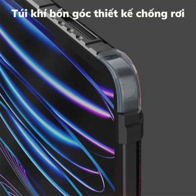 Bao da kèm Bàn Phím cho ipad Air 6 M2 / Air4 / Air5 / Pro 11 inch M1-M2 hiệu Nillkin Carry Go Có Đèn Nền Tay Cầm Từ Tính Di Động/ Đèn nền 7 Màu/ Độ Sáng 4 Mức - Hàng chính hãng